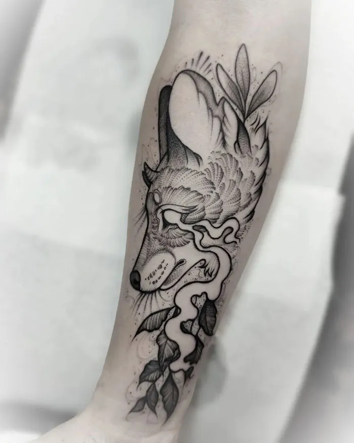 I'll Be Happy To Do More Fox Forearm Designs Like This