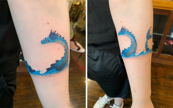 Blue Dragon Armband
