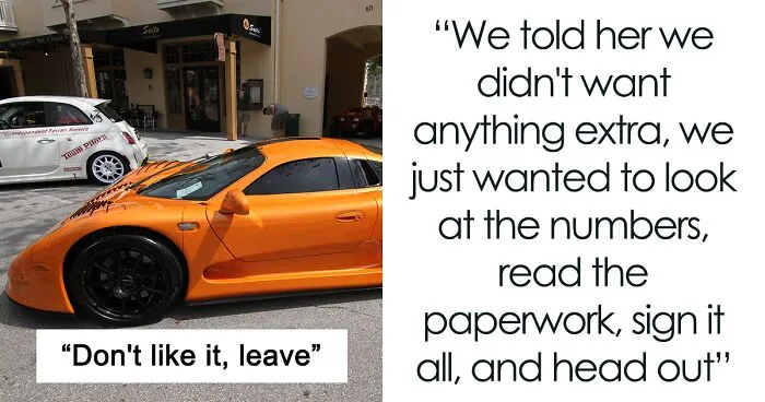 Buyers Maliciously Comply When Car Dealership Gives Them The Ultimatum “Take It Or Leave It”