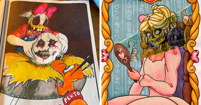 30 Times Adults Improvised And ‘Ruined’ Kids’ Coloring Books