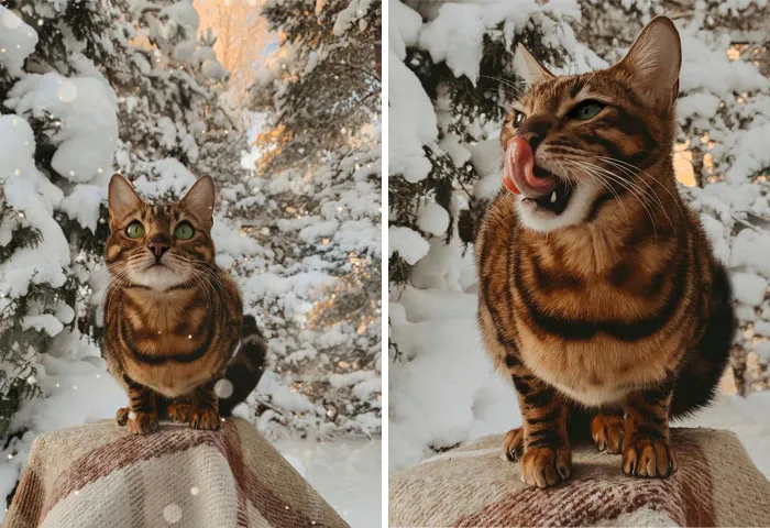Cute Bengal Cat