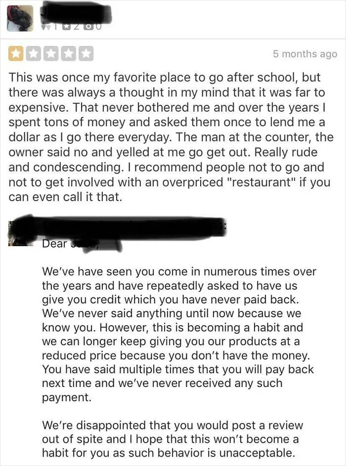 Lend Me A Dollar Because I Come Here Every Single Day And Ask You To Lend Me A Dollar