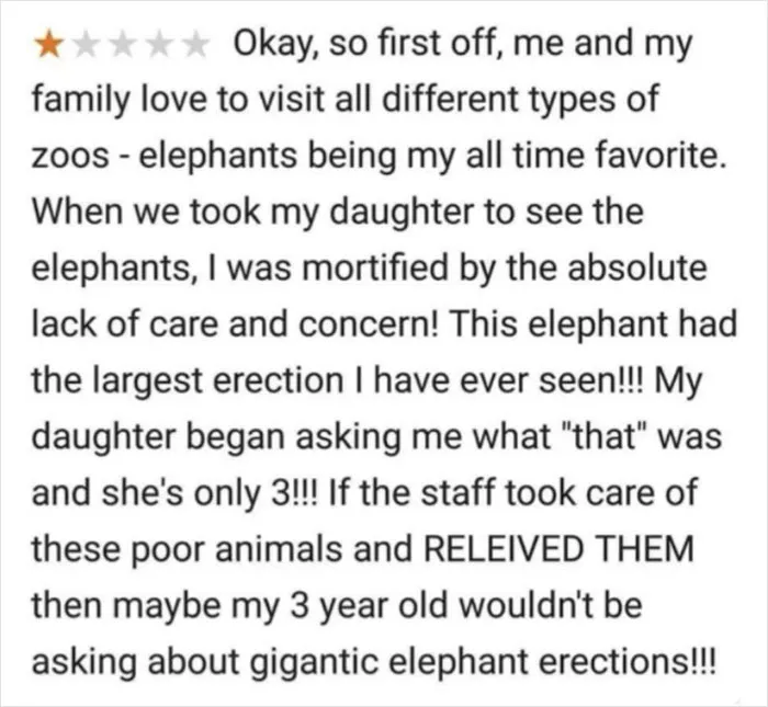 This Choosing Entitled Parent Wants Zoo Staff To "Relieve" An Actual Elephant, So Her Child Doesn't Ask Questions