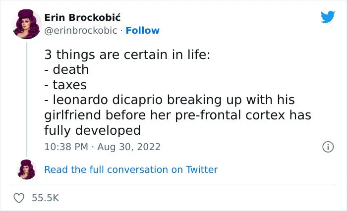 Leonardo DiCaprio Breaks Up With His 25-Year-Old Girlfriend And Twitter Can't Hold Back The Reactions, So Here Are 30 Of The Best Ones