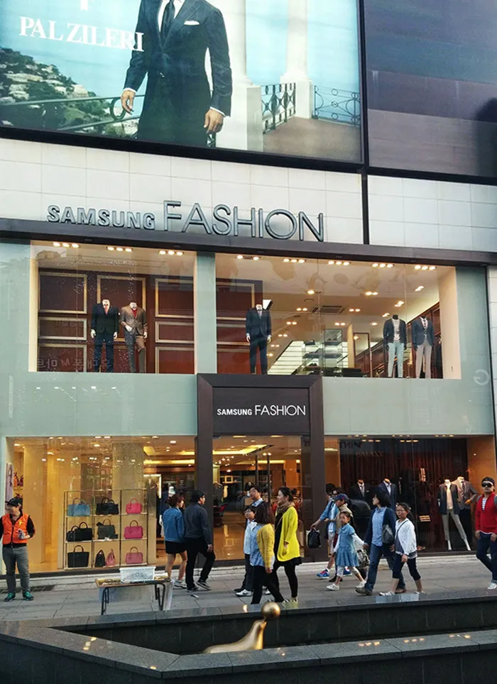 Samsung tiene una tienda de moda en Corea del Sur