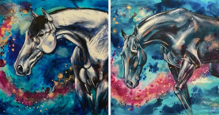 A New And Youthful Artist Is Drawing A Crowd With Her Extraordinarily Vibrant Paintings (8 Pics)