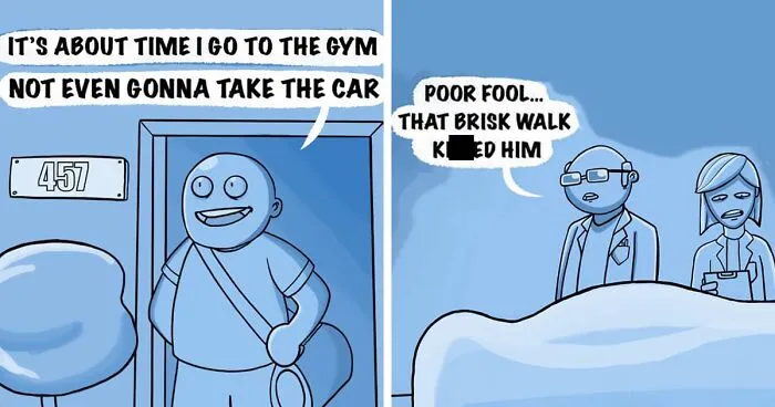This Artist Draws Sarcastic Comics With Twisted Endings (40 Pics)