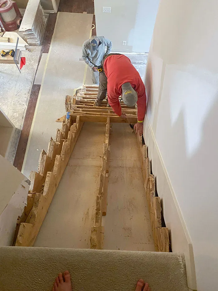 My Father Forgot To Tell Me The Renovations Would Be Taking The Stairs Out Today
