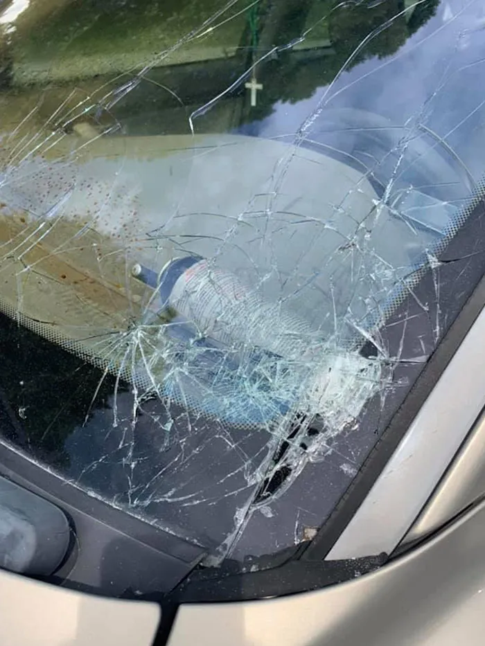 Friend Forgot He Had Bear Mace In His Car After Camping Over The Weekend, And The Hot Sun Turned It Into A Spice Missile