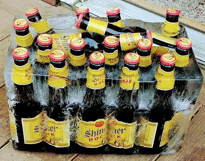 Left Beer In A Cooler Outside. Wife Found It