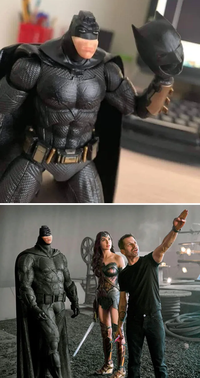 This Batman Action Figure With Mask Off