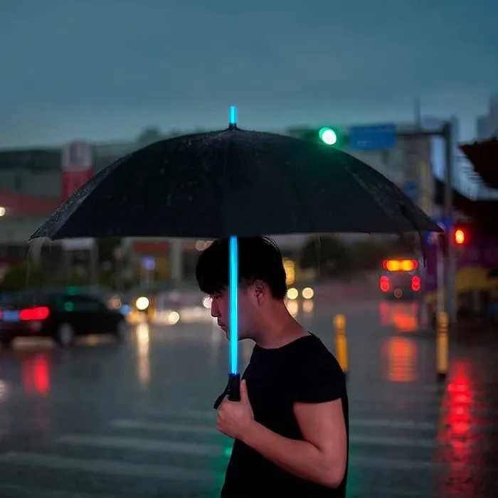 Lightsaber Laser Sword Light Up Umbrella