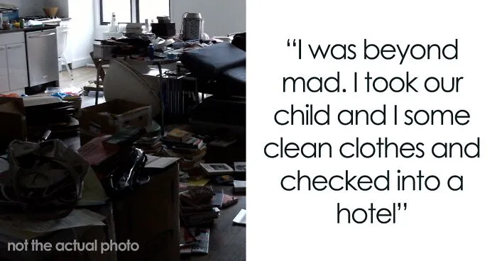 "I Couldn't Believe My Eyes": Woman Returns Home To A Wrecked House, Moves Into Hotel Until Husband Cleans His Mess