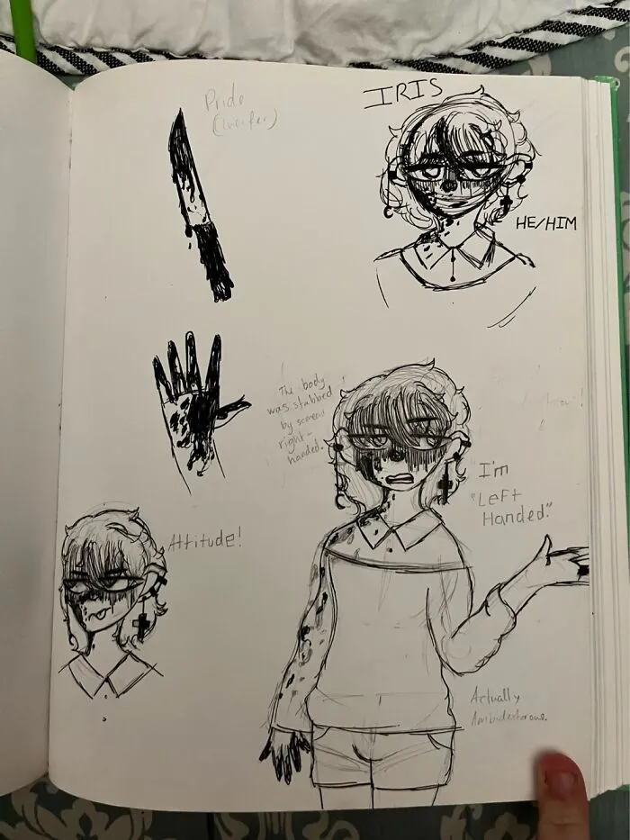 More Pen Doodles. And Just Freaking Iris. I Live Him So Much Omg