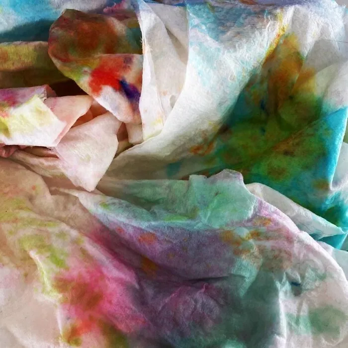 Accidental Art Coloring Easter Eggs