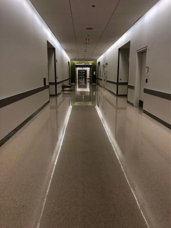 Soulless Hospital Corridor