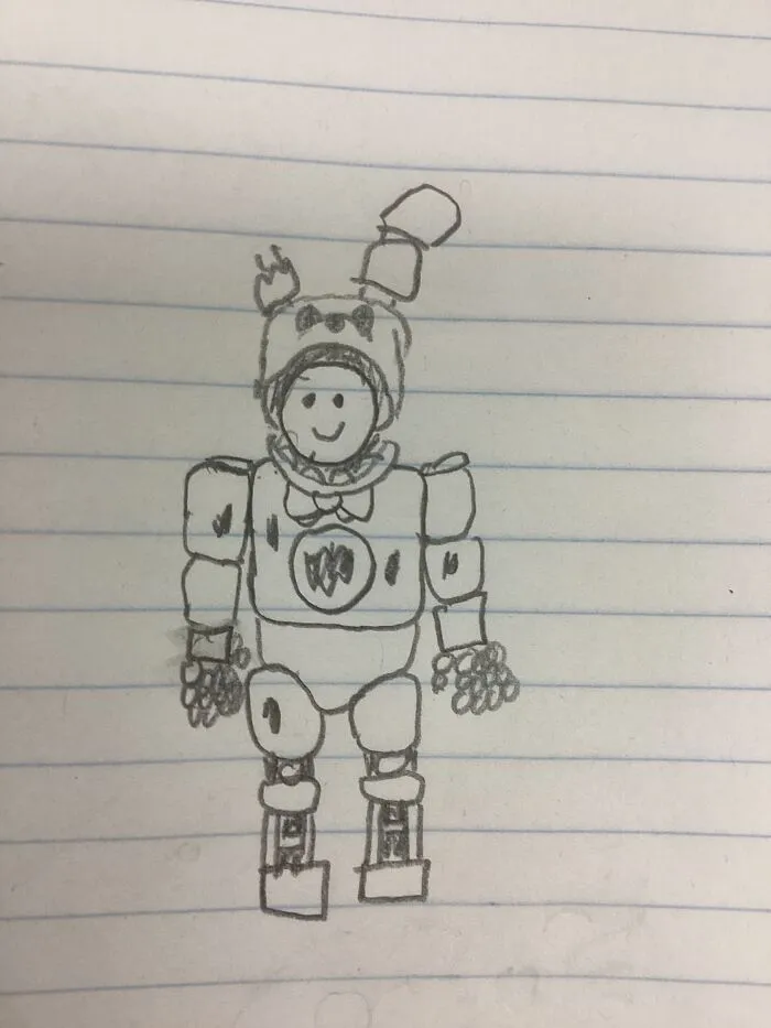 I Drew Myself Wearing A Costume Because I Can’t Draw People And Because It’s Basically The Only Thing I Want To Wear Now