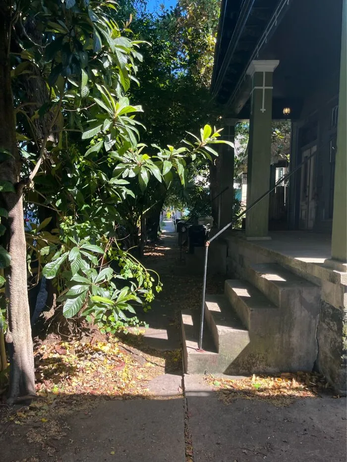 Sidewalk In New Orleans, Louisiana, USA