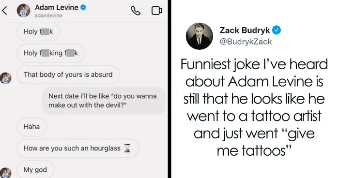 People Are Cringing At Adam Levine’s Alleged Leaked DMs, And Here Are 30 Of The Funniest Reactions