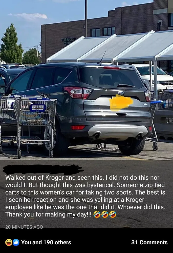 Someone Took Justice Into Their Own Hands At My Local Grocery Store