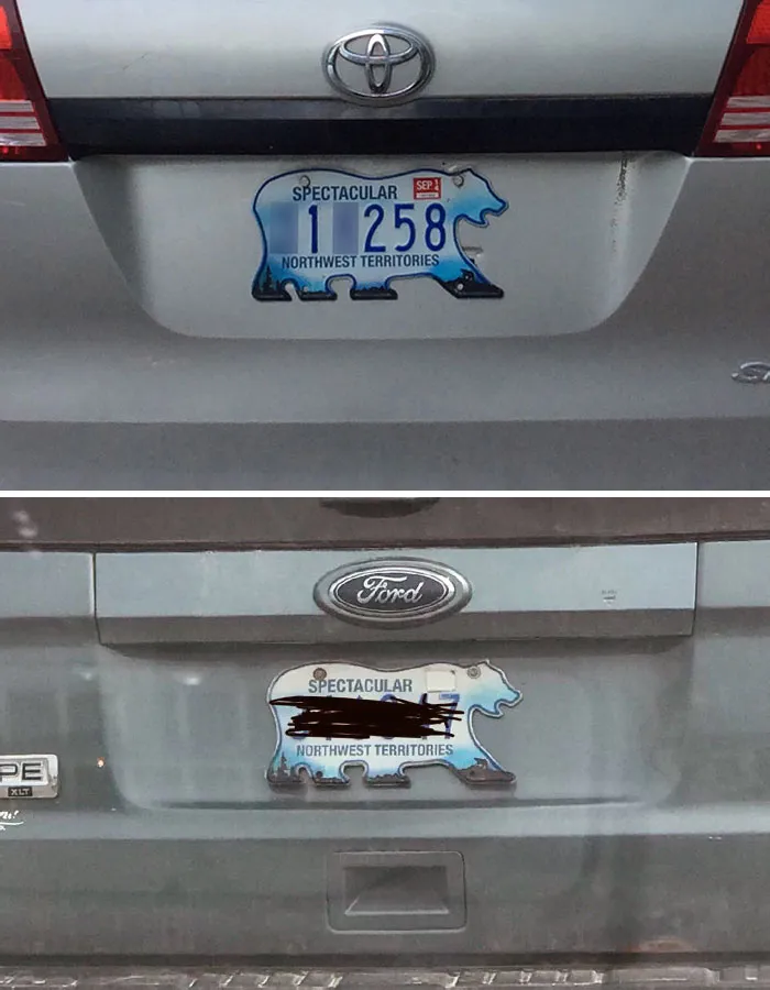 In Canada, Cars From The Northwest Territories Have A Polar Bear Shaped License Plates