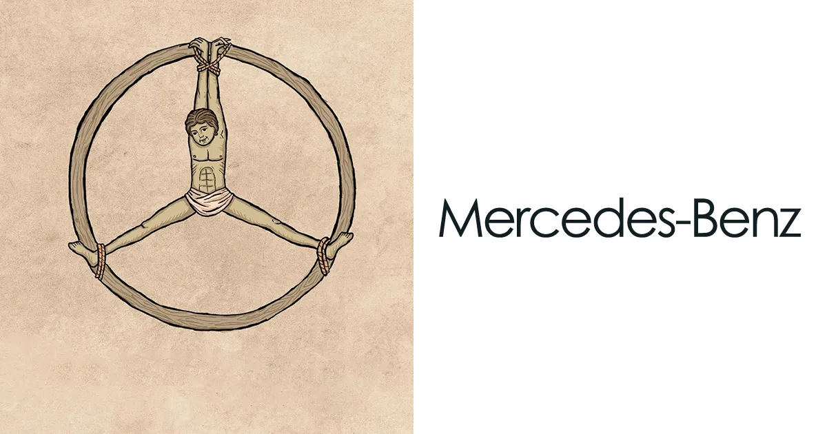 11 Logos famosos recreados al grotesco estilo artístico típico del medievo (nuevas imágenes)