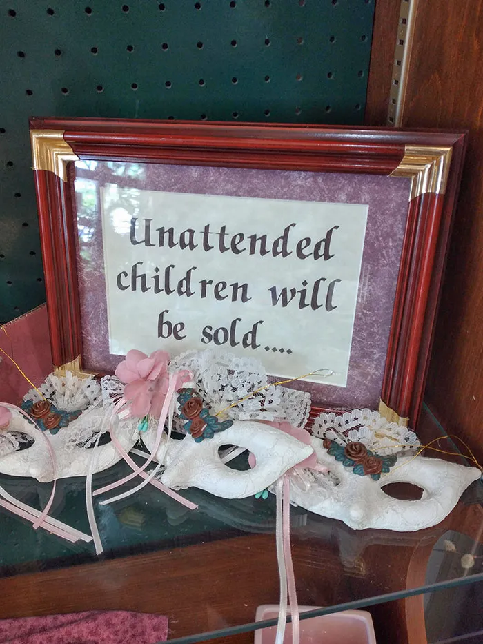 Was At The Flower Shop With My Son Today And Saw This Sign. Let's Just Say He Didn't Leave My Side