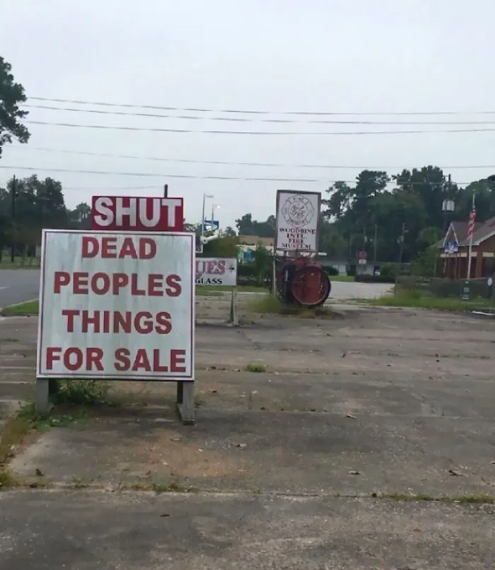 My Mom Saw This Sign Driving Through Georgia