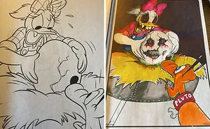 30 Times Adults Improvised And ‘Ruined’ Kids’ Coloring Books