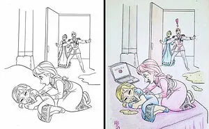 30 Times Adults Improvised And ‘Ruined’ Kids’ Coloring Books