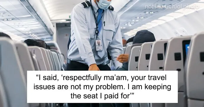 Woman Causes A Scene On A Plane After A Man Who Paid Extra Just To Be There Refused To Switch Seats With Her