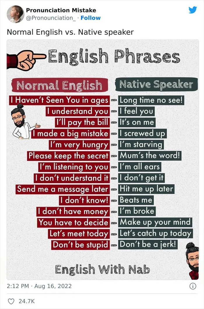 If You're Feeling Confused By The English Language, These 30 Tips By The "Pronunciation Mistake" Twitter Account May Clear Things Up