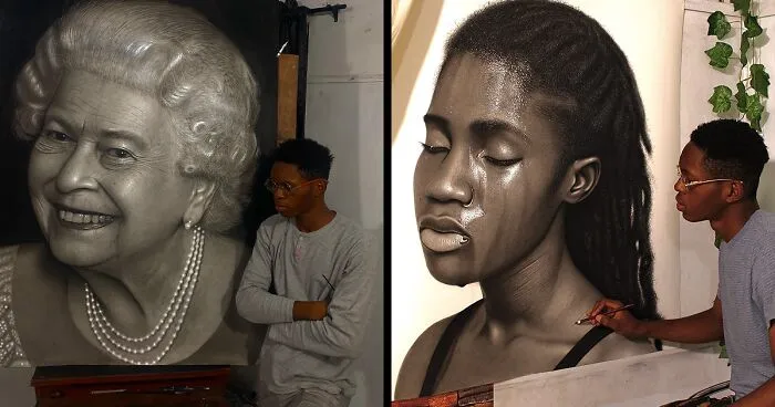 Surprisingly Realistic: 27 Charcoal Drawings By This Artist