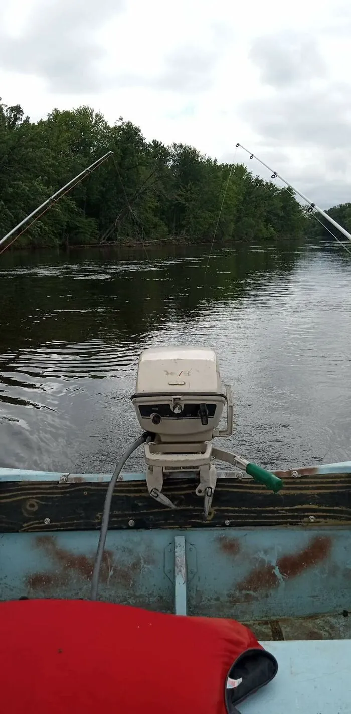 In My Little 12 Foot Aluminum Boat, At My Favorite Cat Fishing Hole, Wishing My Best Friend Was Still Alive To Go Fishing With Me. Rest Easy Johnny Weed, You Will Always Be My Fishing Buddy