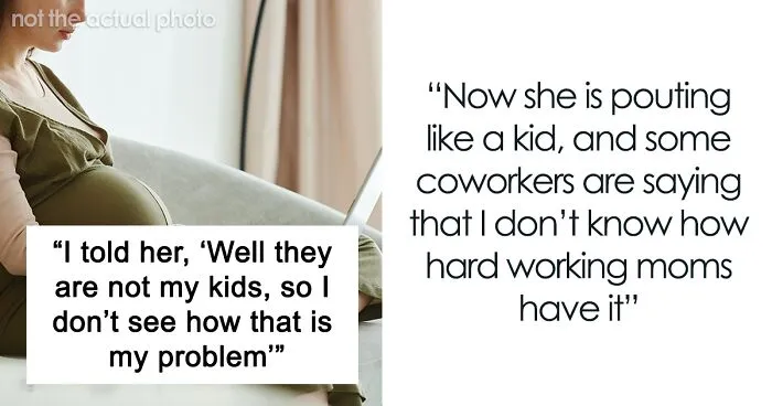 Childfree Woman Wonders If She's A Jerk For Refusing To Help Out Coworker With 5 Kids