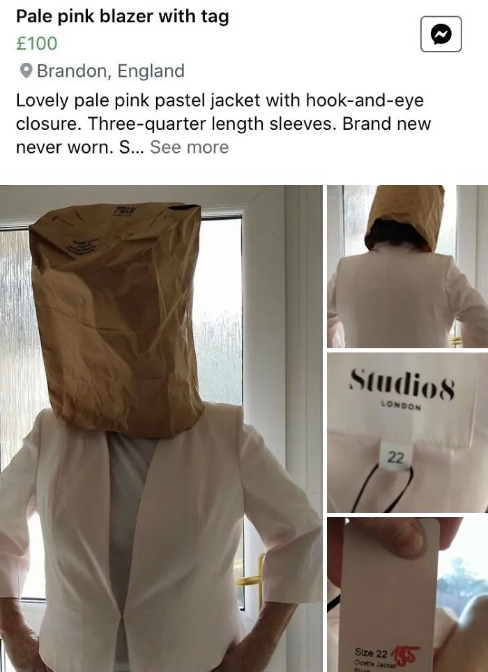 Why The F**k Has She Got A Brown Bag On Her Head