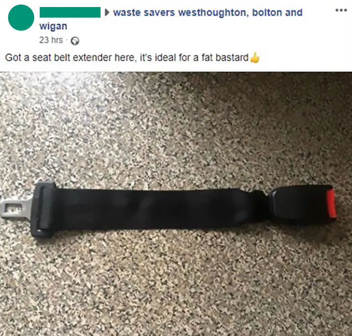 Ideal For A Fat Bastard