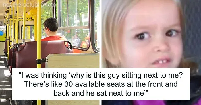 Stranger Sits Right Next To This Man When The Tram Is Almost Empty, The Man Confronts Them About It