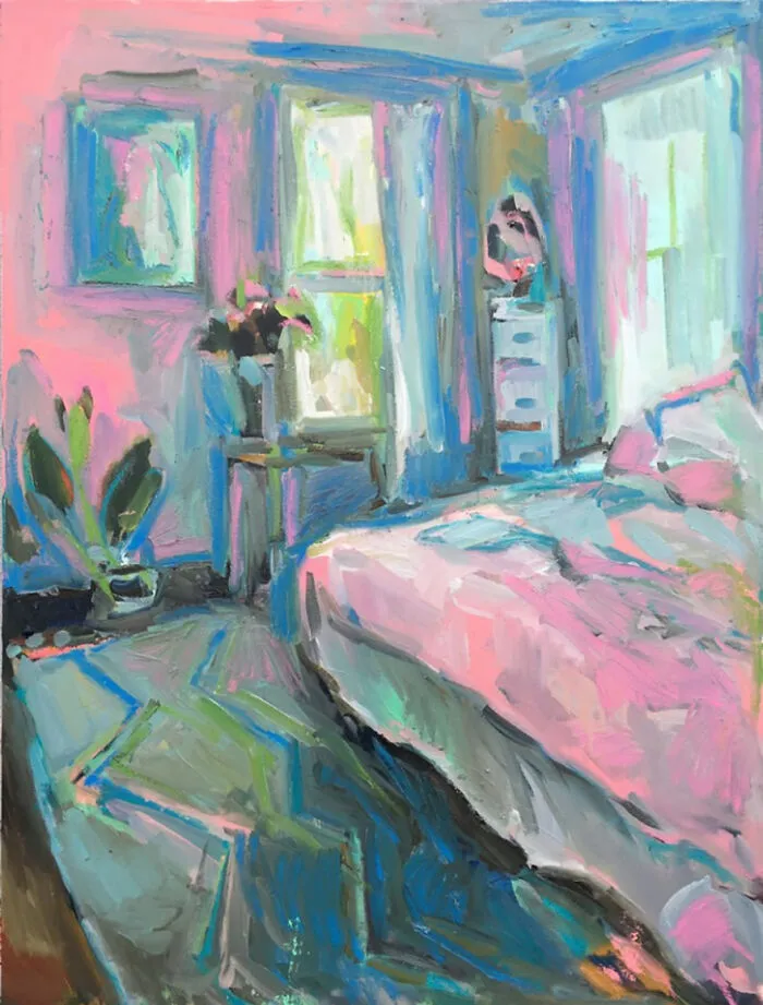 I Painted Messy Bedrooms For Years And Now They Are Exhibited At A Gallery In Paris, France (10 Pics)
