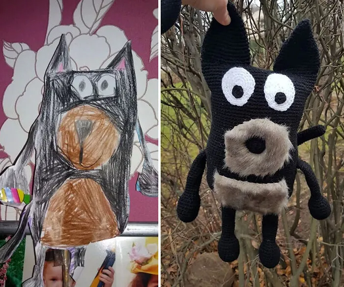 I Create Children's Toys From Their Unique Drawings (35 Pics)