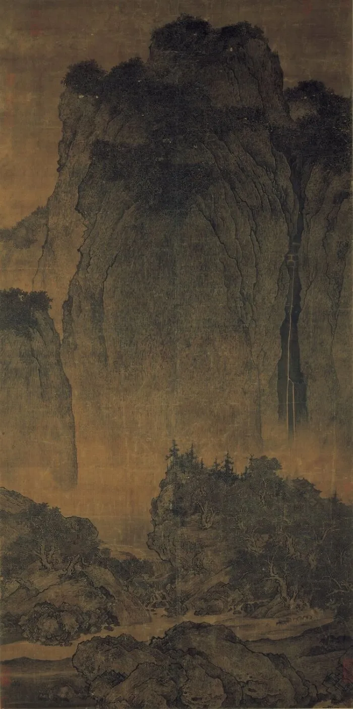 Travelers Among Mountains And Streams