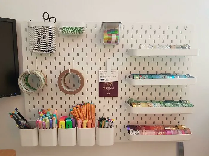 Por fin organicé mis artículos de escritorio