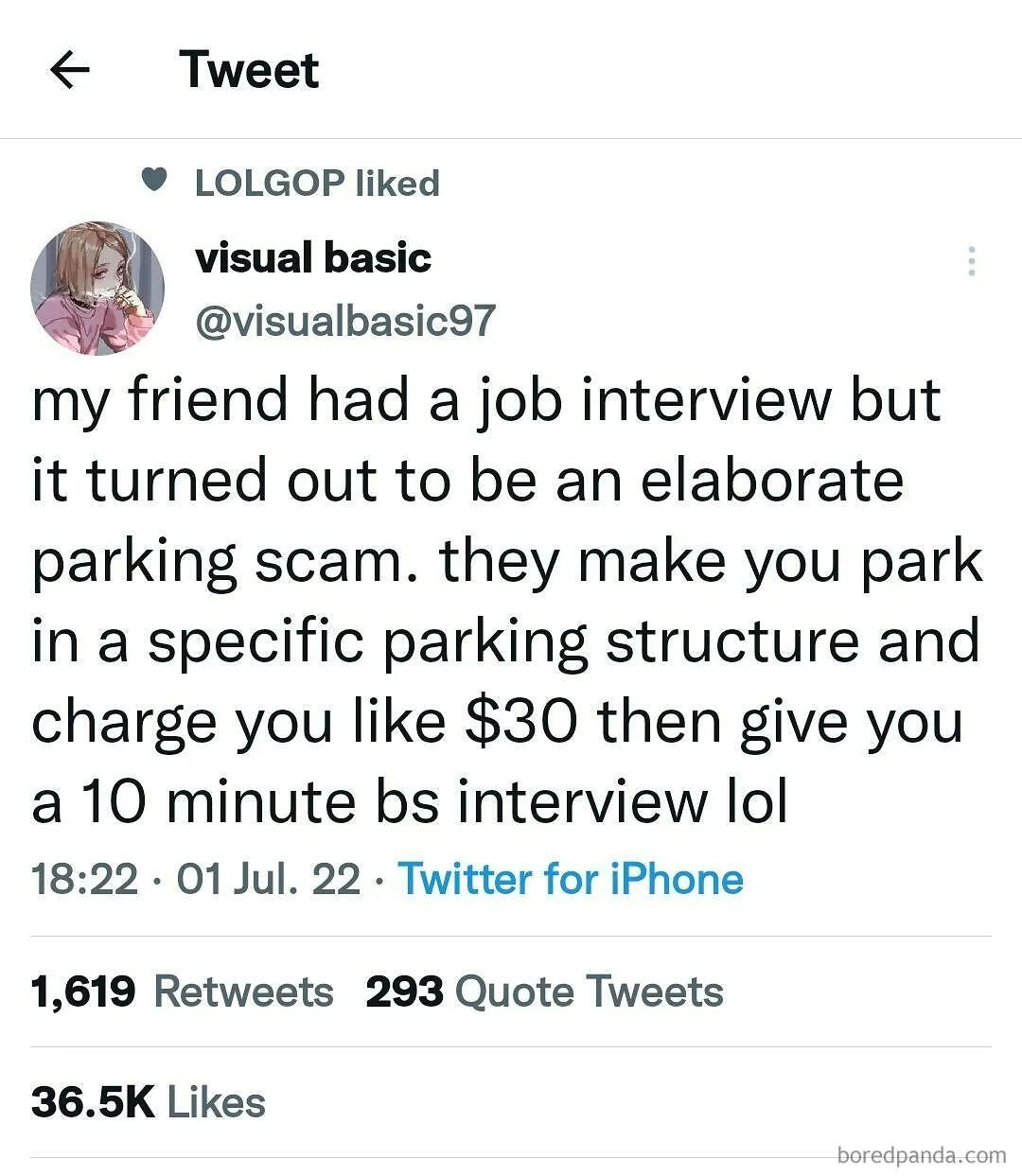A Straight Up Scam
