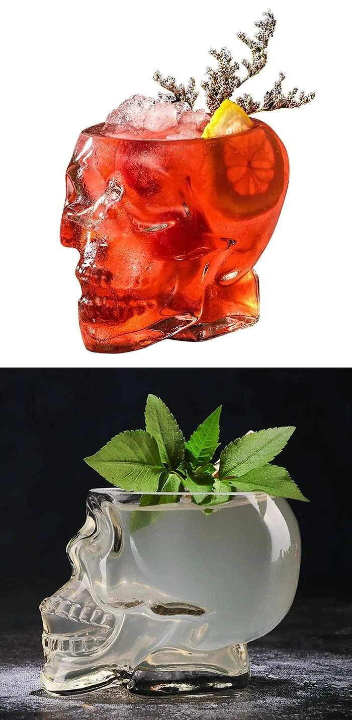Crystal Skull Glass