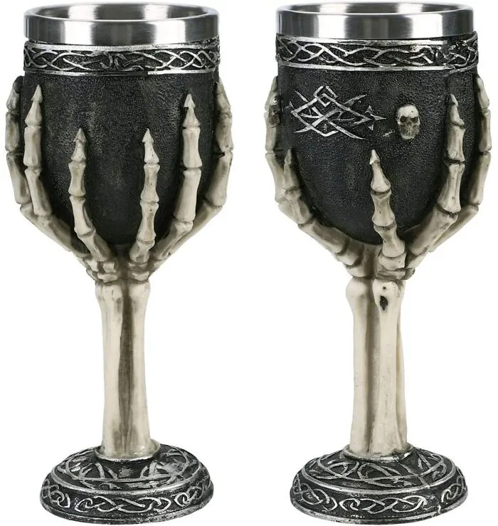 Skeleton Hand Wine Glass