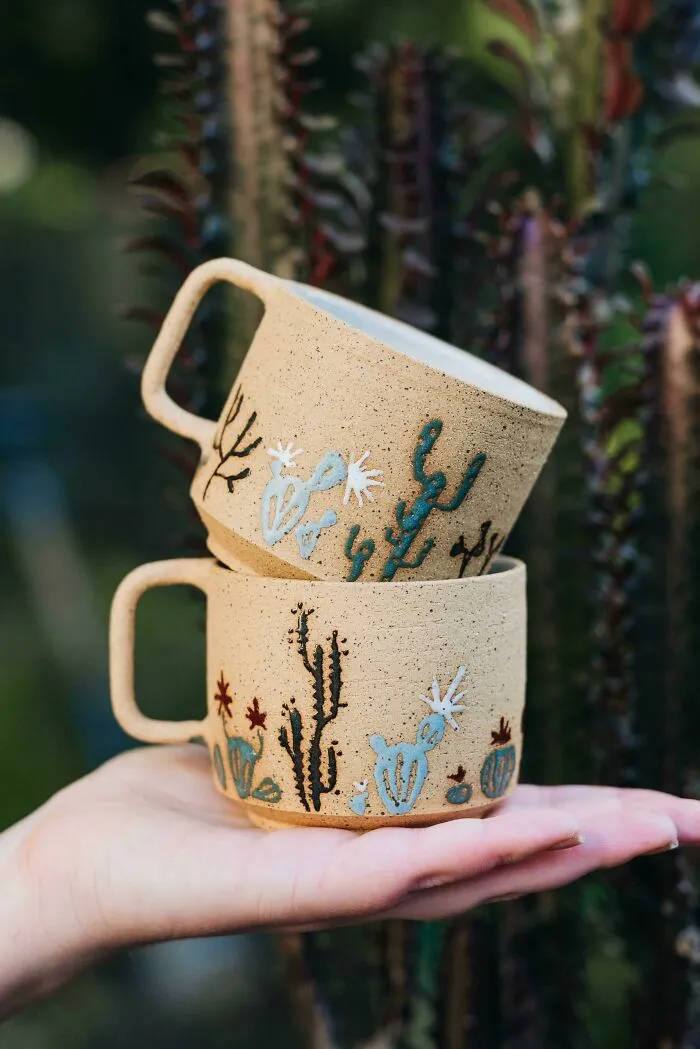  ¡Tazas de cactus!
