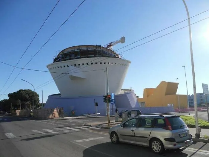 Miltifunctional Center aka The Cappuccino Cup (Quartucciu, Sardinia, Italy)