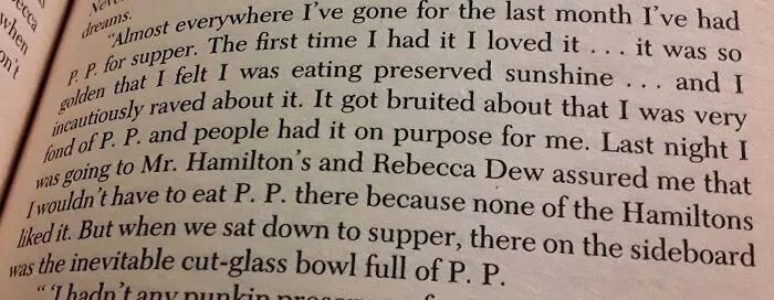 This Book Abbreviating "Pumpkin Pie"