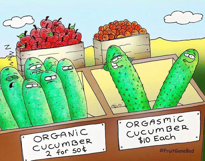 "Fruit Gone Bad": 30 Slightly Inappropriate Comics By This NY Cartoonist (New Pics)