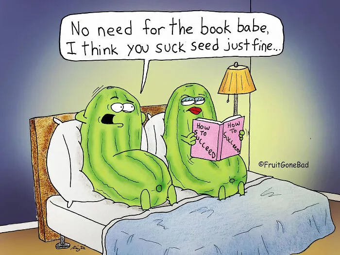 "Fruit Gone Bad": 30 Slightly Inappropriate Comics By This NY Cartoonist (New Pics)